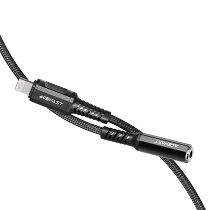 Adapter Audio Lightning - 3.5mm Acefast C1-05, Czarny