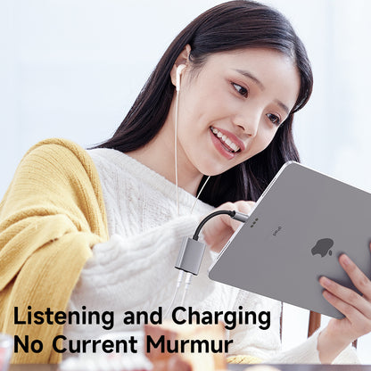 Adapter Audio Lightning - Lightning / 3.5mm McDodo CA-5540 Wales, Szary