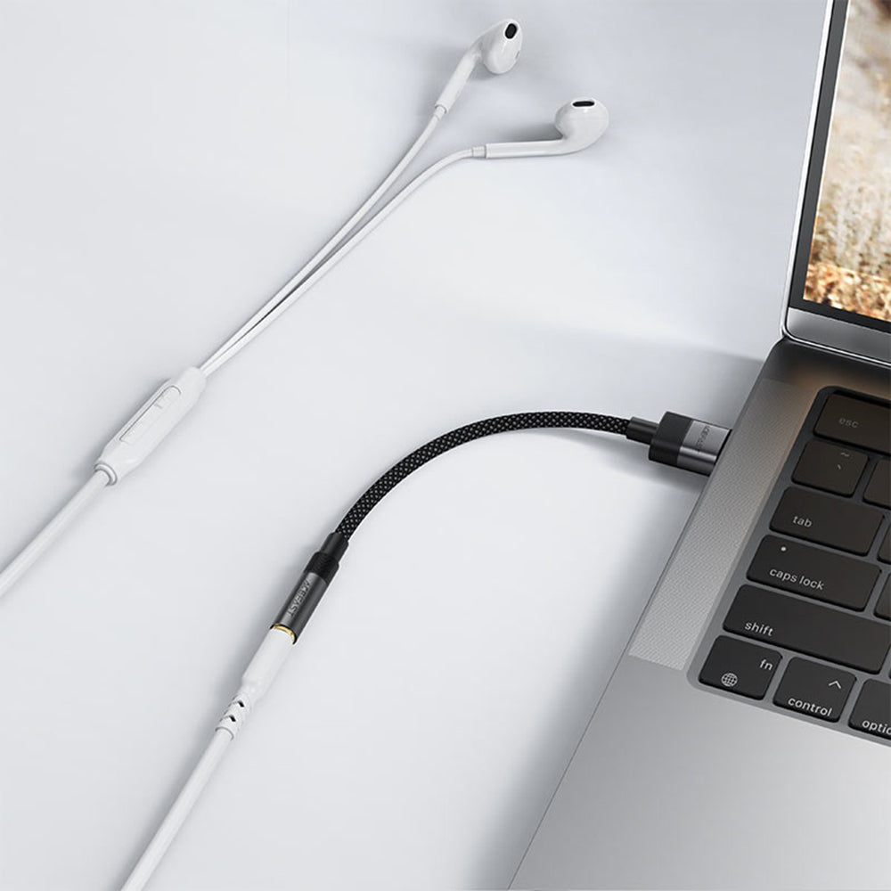 Adapter Audio Acefast J13, USB-A - 3,5 mm, Czarny