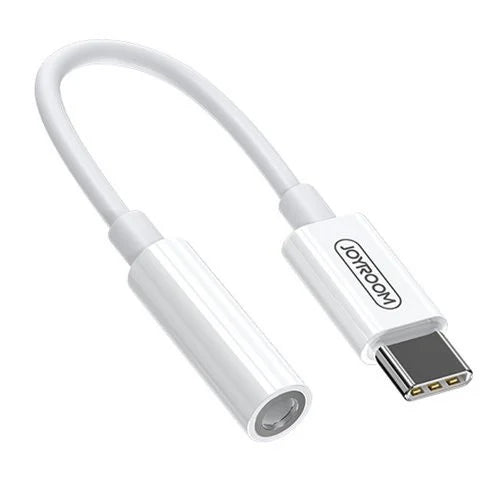 Adapter Audio USB-C - 3,5 mm Joyroom SH-C1, Biały