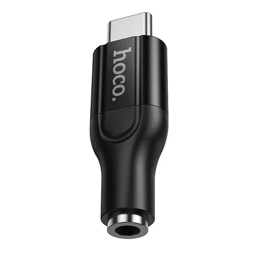 Adapter audio USB-C - 3,5 mm HOCO UPA35, czarny