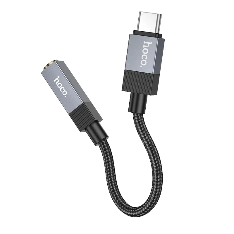 USB-C Audio Adapter - 3.5mm HOCO UPA32C, Black