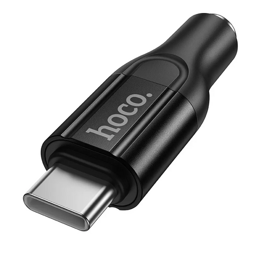 Adapter audio USB-C - 3,5 mm HOCO UPA35, czarny