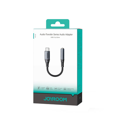 Adapter Audio USB-C - 3.5mm Joyroom SY-C01, Czarny