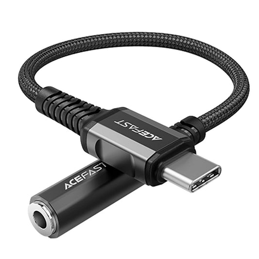 Adapter Audio USB-C - 3.5mm Acefast C1-07, Czarny