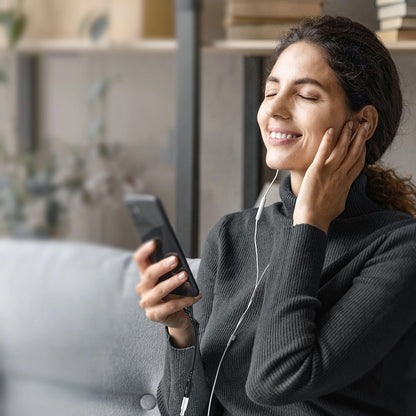 Adapter Audio USB-C - 3.5mm Acefast J12, Czarny