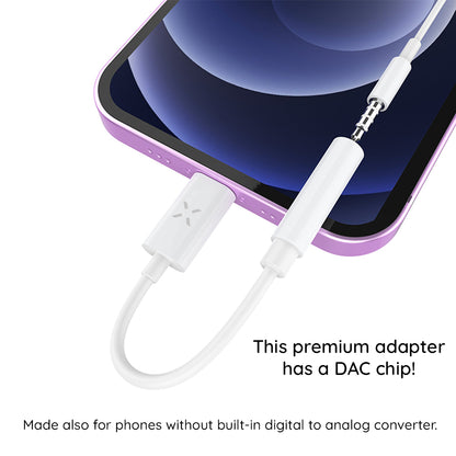 Adapter Audio USB-C - 3.5mm Fixed, Biały