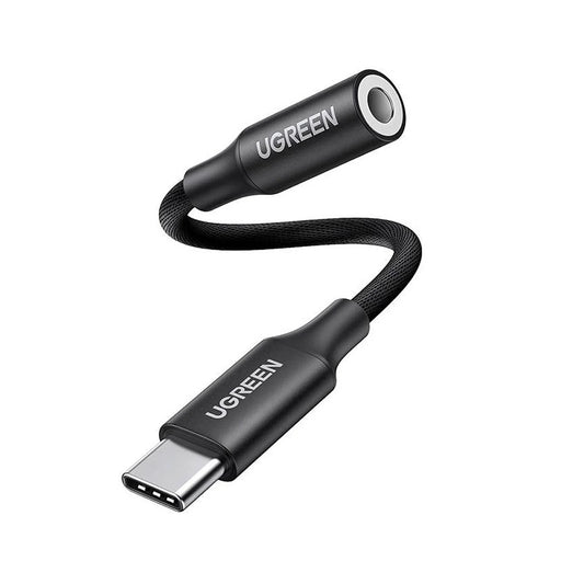 Adapter Audio USB-C - 3,5 mm UGREEN AV161, Czarny