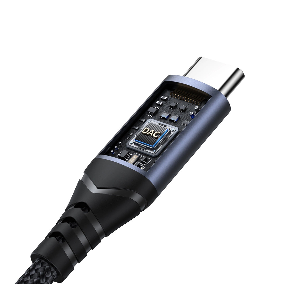 Adapter Audio USB-C - 3.5mm Joyroom SY-C01, Czarny