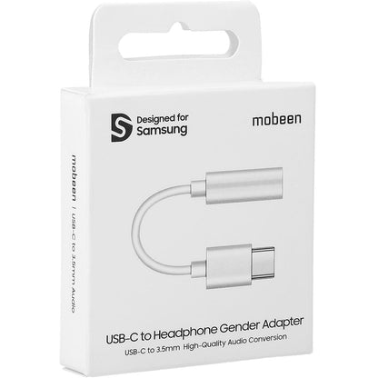 Adapter Audio USB-C - 3,5 mm Mobeen by Samsung, Biały GP-TGU023AEAWW