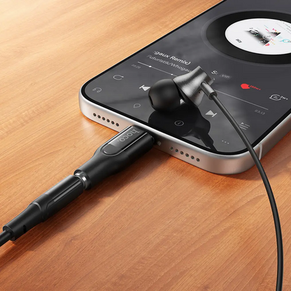 USB-C Audio Adapter - 3.5mm HOCO UPA35, Black
