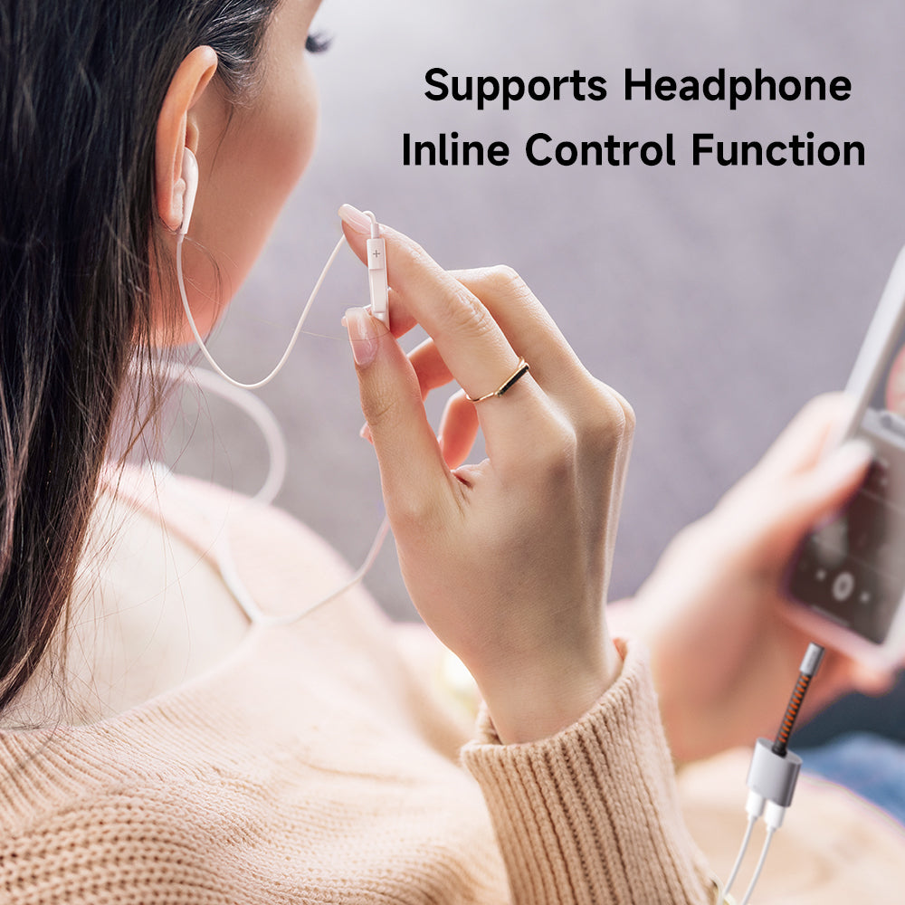 Adapter Audio USB-C - USB-C / USB-C McDodo CA-3370, Szary