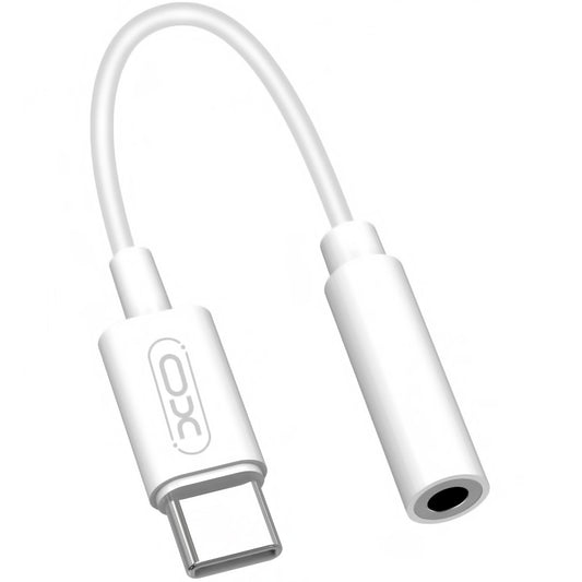 Adapter Audio USB-C - 3,5 mm XO Design NB-R161, Biały