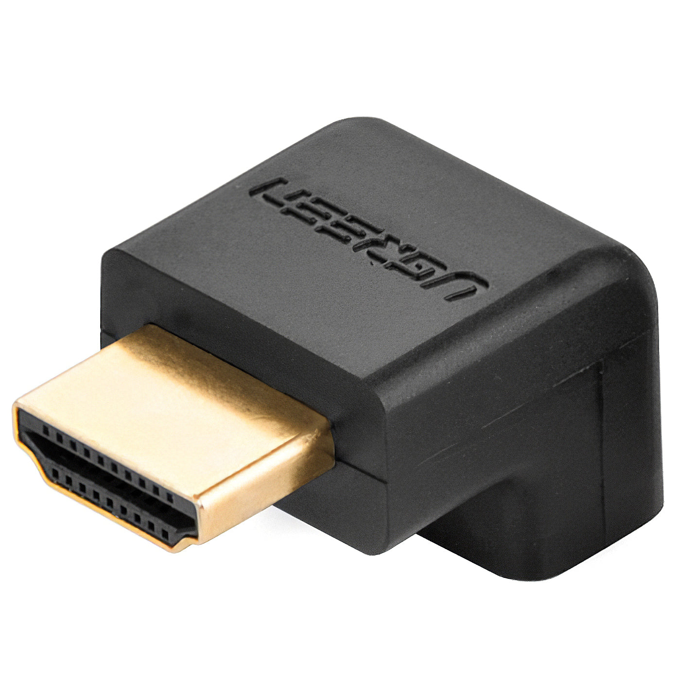 Adapter wideo UGREEN HD112 Down Angle, HDMI - HDMI, 4K, Czarny