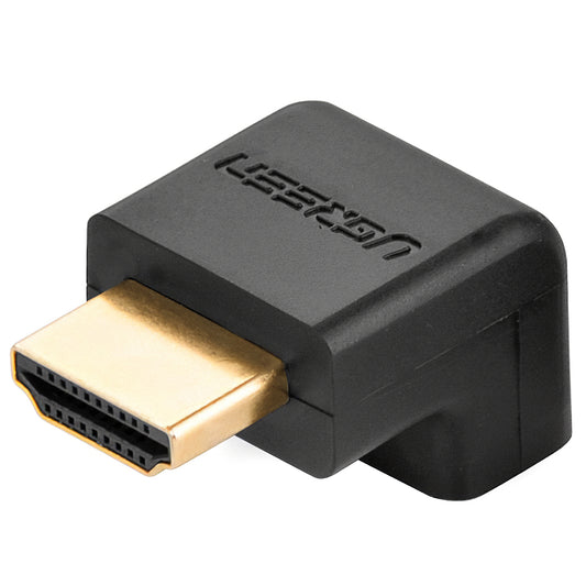 Adapter wideo UGREEN HD112 Down Angle, HDMI - HDMI, 4K, Czarny