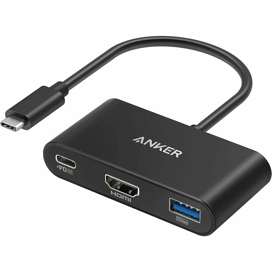 Adapter Audio i Video USB-C - USB-C / HDMI / USB-A Anker PowerExpand, Czarny A8339HA1