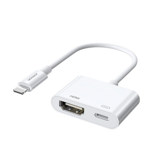 Adapter Audio i Video Lightning - HDMI / Lightning Joyroom S-H141, Biały