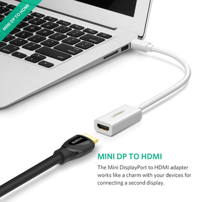 Adapter wideo UGREEN MD112 (10461), MiniDisplayPort - HDMI, Czarny