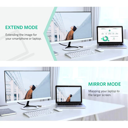 Adapter wideo UGREEN MD112 (10461), MiniDisplayPort - HDMI, Czarny