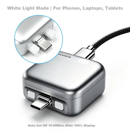 USB-C Auto Disconnect Adapter KUWAJIA KH-51 for Power with Automatic Disconnection and Battery Protection, Silver