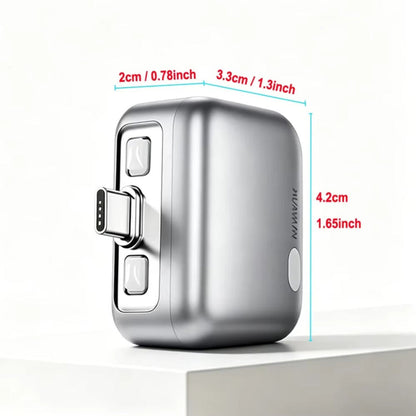 USB-C Auto Disconnect Adapter KUWAJIA KH-51 for Power with Automatic Disconnection and Battery Protection, Silver