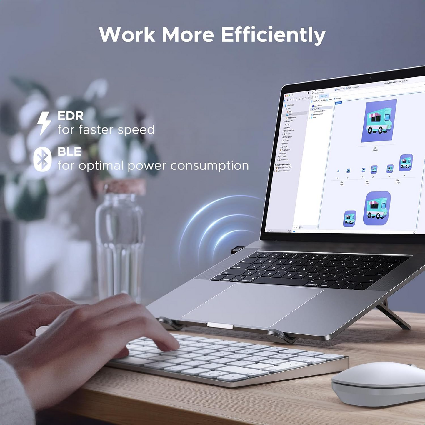 Adapter Bluetooth USB UGREEN CM748 (75073), Czarny