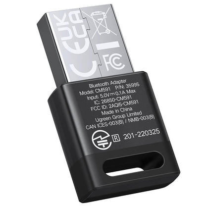 Adapter Bluetooth USB UGREEN CM591 (35995), Czarny