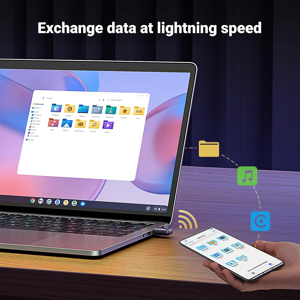 Adapter Bluetooth USB UGREEN CM748 (35058), Czarny