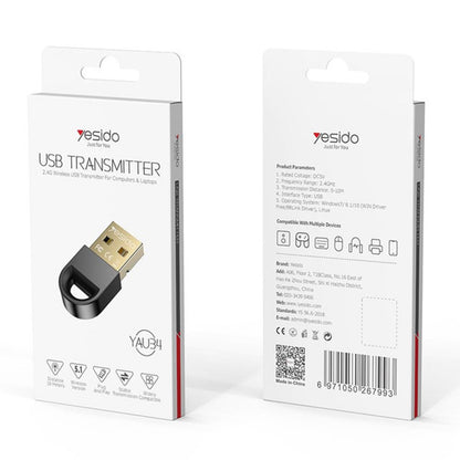 Adapter Bluetooth USB Yesido YAU34, Czarny