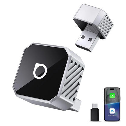 Bezprzewodowy adapter Carplay / Android Auto Ottocast Mini Cube Style C dla Apple iPhone / Android Series CP88-T3