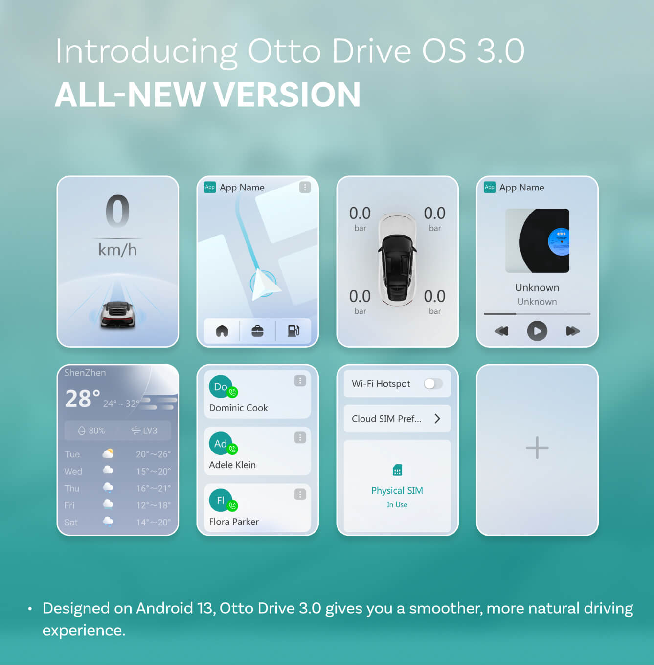 Bezprzewodowy adapter Carplay / Android Auto Ottocast OttoAibox P3 Pro dla Apple iPhone / Android Series PCS61-T