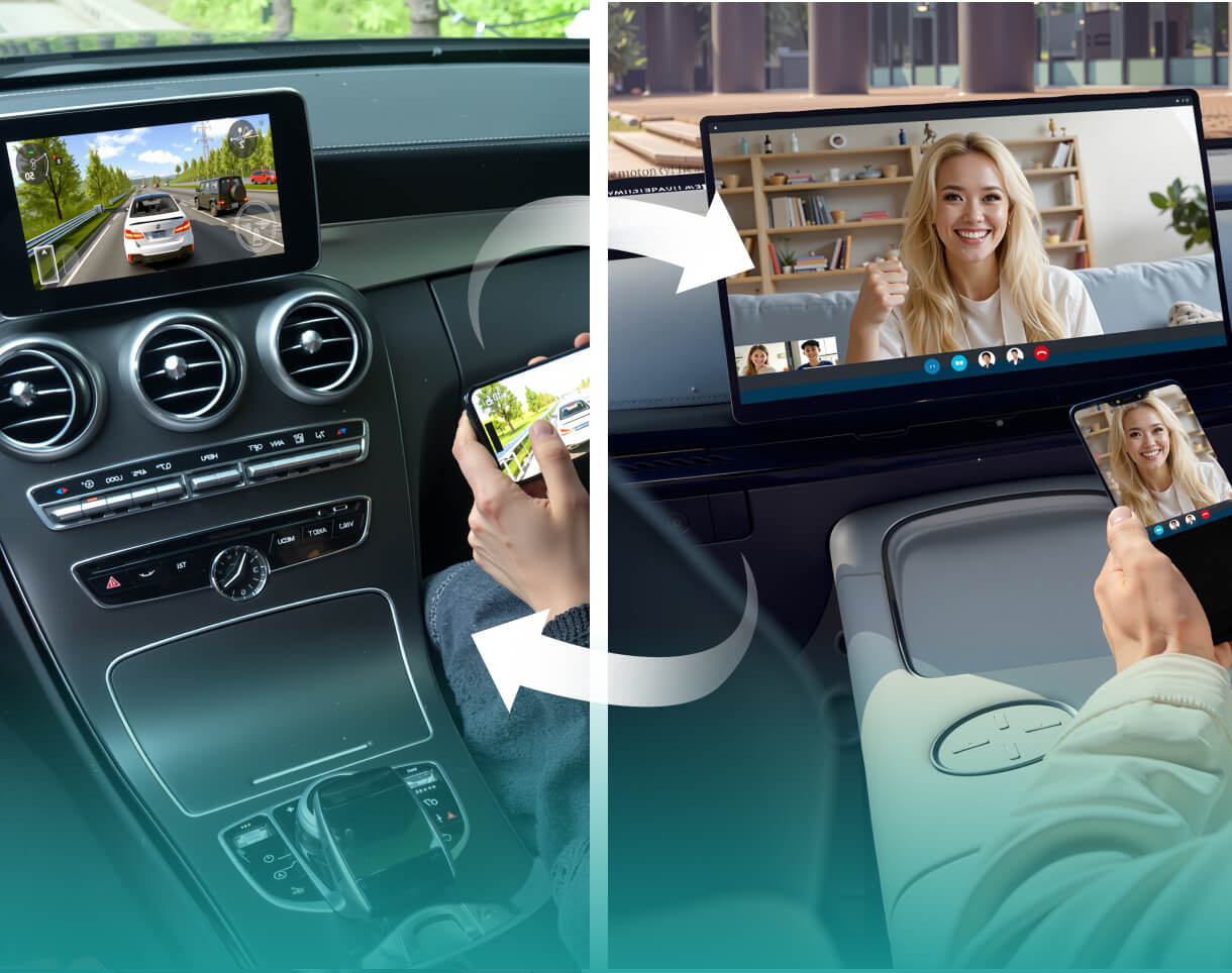 Bezprzewodowy adapter Carplay / Android Auto Ottocast OttoAibox P3 Pro dla Apple iPhone / Android Series PCS61-T