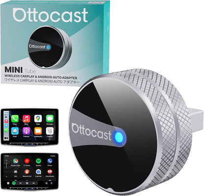 Bezprzewodowy adapter Carplay / Android Auto Ottocast Mini Slim Tube dla Apple iPhone / serii Android CP88-T4