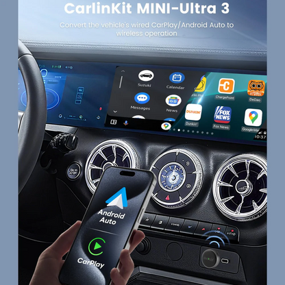 Adapter Carplay / Android Auto Wireless Carlinkit Mini Ultra3 dla serii Apple iPhone / Android