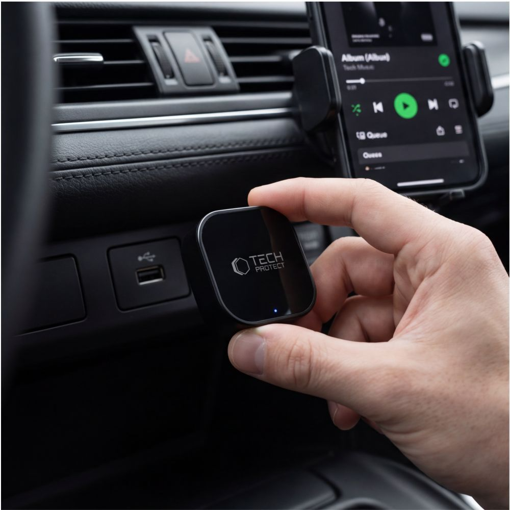 Bezprzewodowy adapter Carplay / Android Auto Tech-Protect UltraBoost CA01 dla Apple iPhone / serii Android