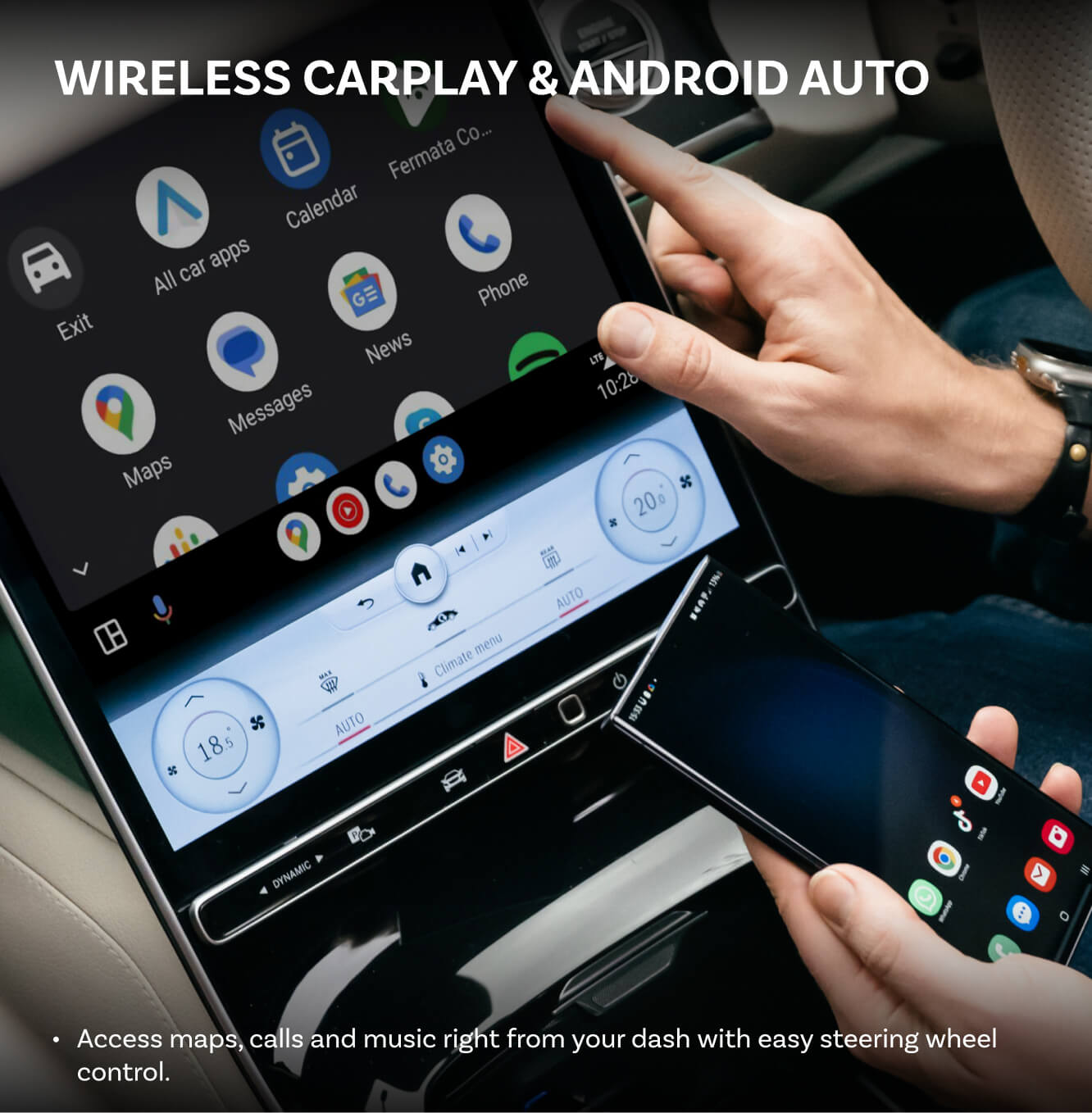 Bezprzewodowy adapter Carplay / Android Auto Ottocast OttoAibox P3 Pro dla Apple iPhone / Android Series PCS61-T