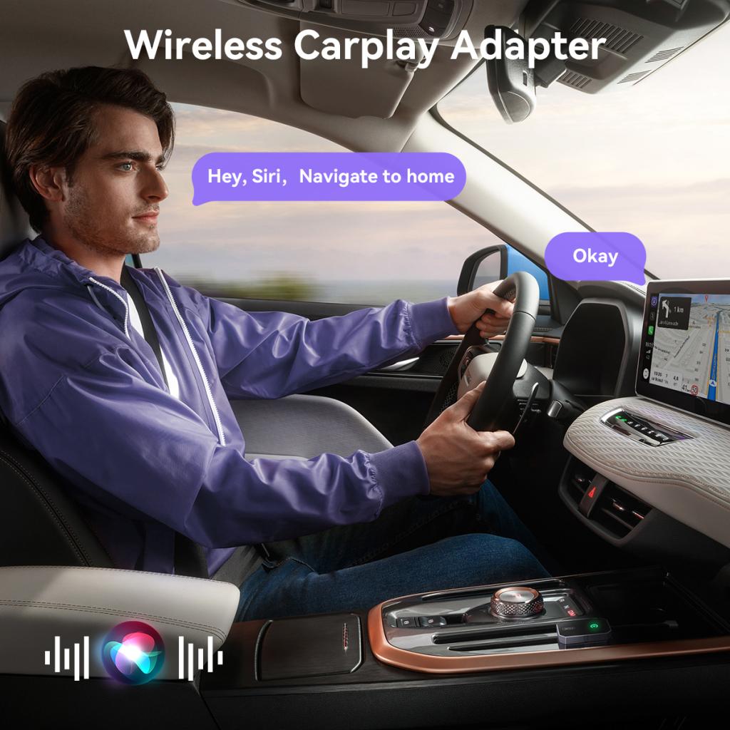 Adapter Carplay Wireless XO Design CZ016 dla serii Apple iPhone