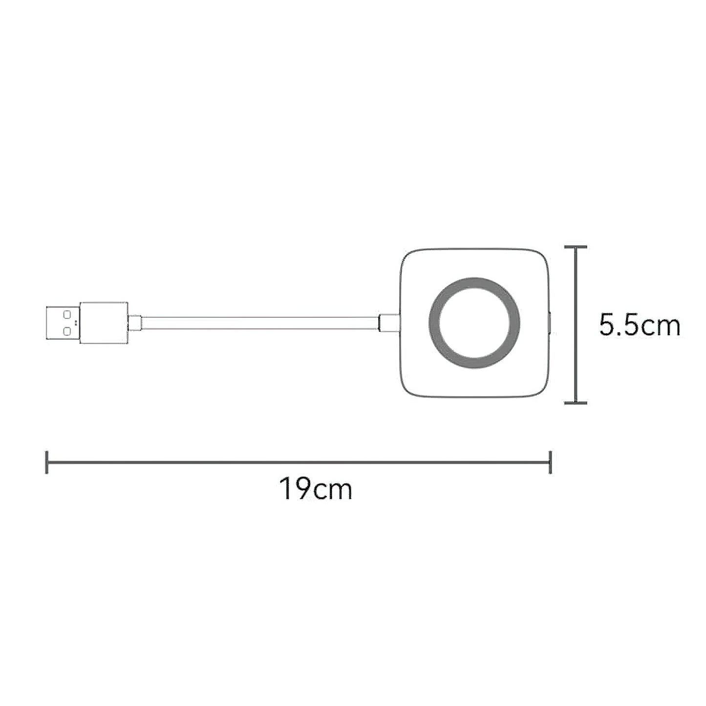 Bezprzewodowy adapter Carplay Yesido KM23 dla serii Apple iPhone