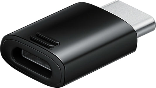 Adapter Danych i Ładowania microUSB - USB-C Samsung EE-GN930BB, Czarny, Swap