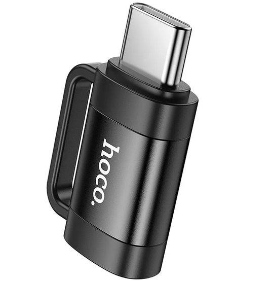 Adapter do danych i ładowania Lightning - USB-C HOCO UA31E, Czarny