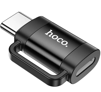 Adapter do danych i ładowania Lightning - USB-C HOCO UA31E, Czarny