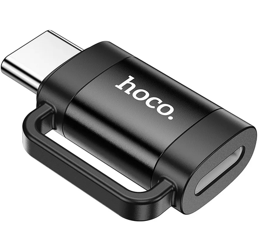Adapter do danych i ładowania Lightning - USB-C HOCO UA31E, Czarny