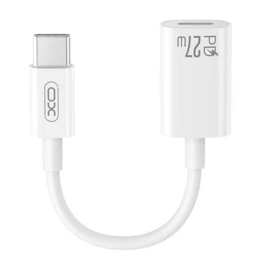 Adapter do danych i ładowania USB-C - Lightning XO Design NB-R268A, Biały