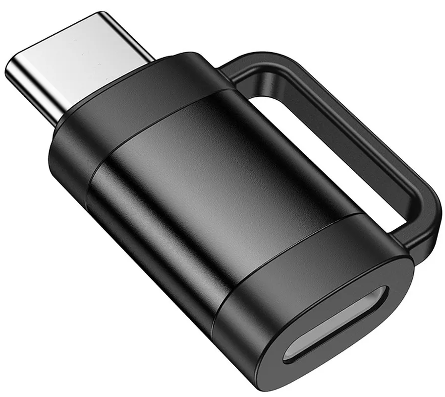 Adapter do danych i ładowania Lightning - USB-C HOCO UA31E, Czarny