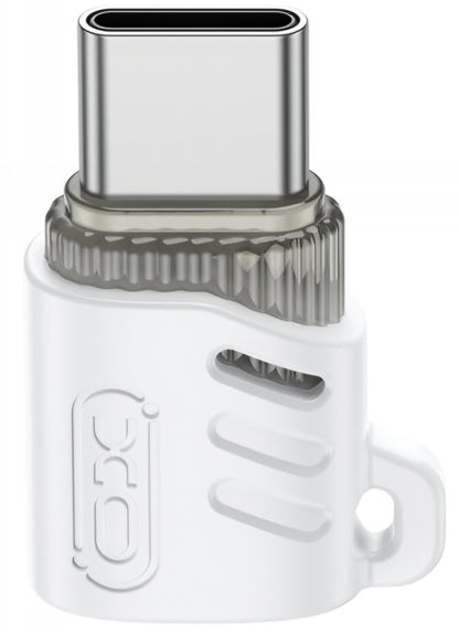 MicroUSB to USB-C Data and Charging Adapter XO Design NB256G, White