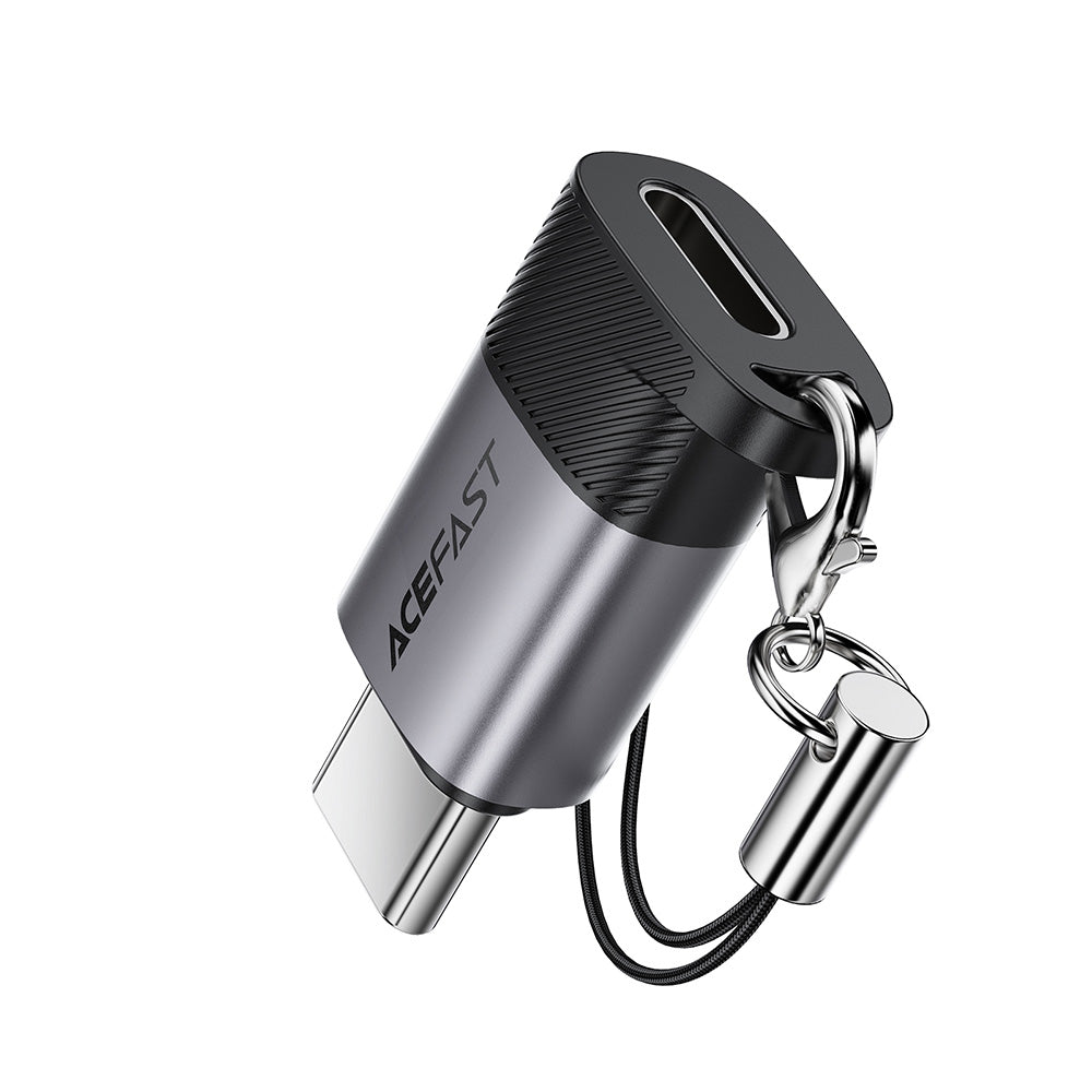 Adapter Danych i Ładowania Lightning - USB-C Acefast J19, Szary