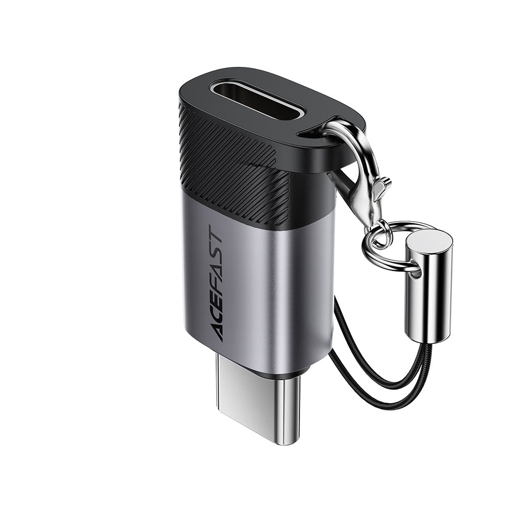 Adapter Danych i Ładowania Lightning - USB-C Acefast J19, Szary
