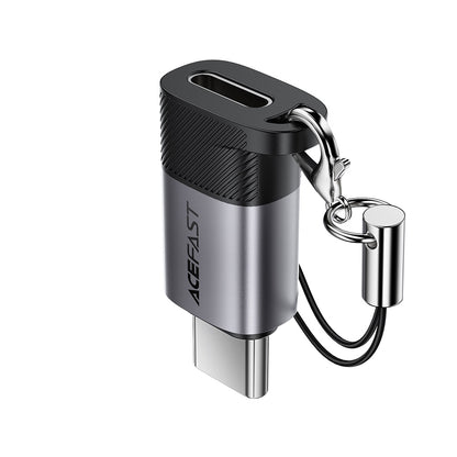 Adapter Danych i Ładowania Lightning - USB-C Acefast J19, Szary