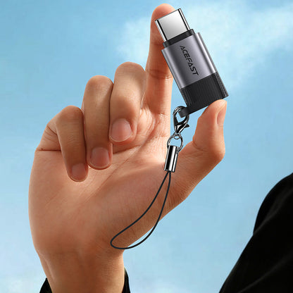 Adapter Danych i Ładowania Lightning - USB-C Acefast J19, Szary