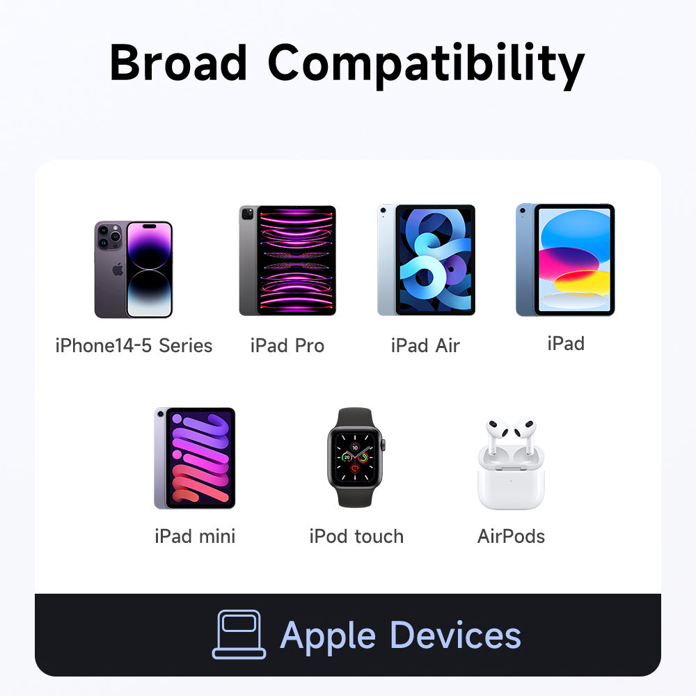 USB-C to Lightning McDodo OT-2590 Power Off Adapter, Black